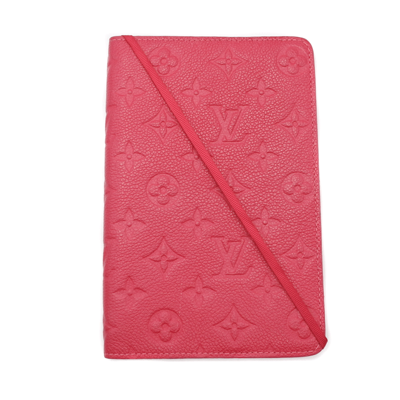 LOUIS VUITTON【ルイ・ヴィトン】GI0677 クレマンス モノグラム アンプラント イニシャル「N」入り フリージア ブックカバー【中古】USED-B