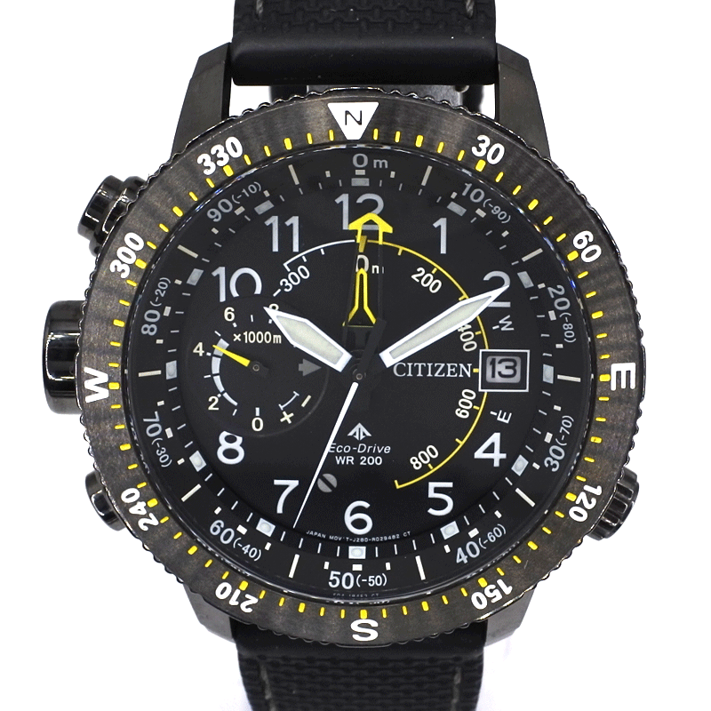 CITIZEN【シチズン】労働者階級御師匠さん 地びた アルティクロン BN4055-27E 押さえる模範例 エコ運転 ソーラー 時辰儀 20空圧雨合羽 ウオッチ メンズ ご覧なさる【中古】USED-B