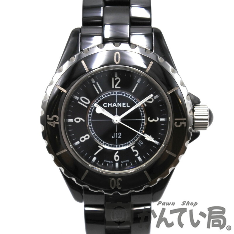 楽天市場】【ウォッチ】CHANEL シャネル J12 ブラック 黒 33mm