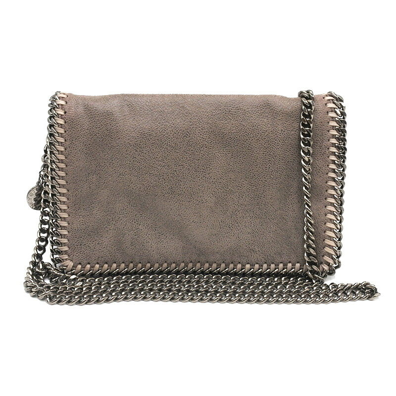 STELLA MCCARTNEY【ステラマッカートニー】ファラベラ チェーンショルダーバッグ グレー系 レディース【中古】USED-B