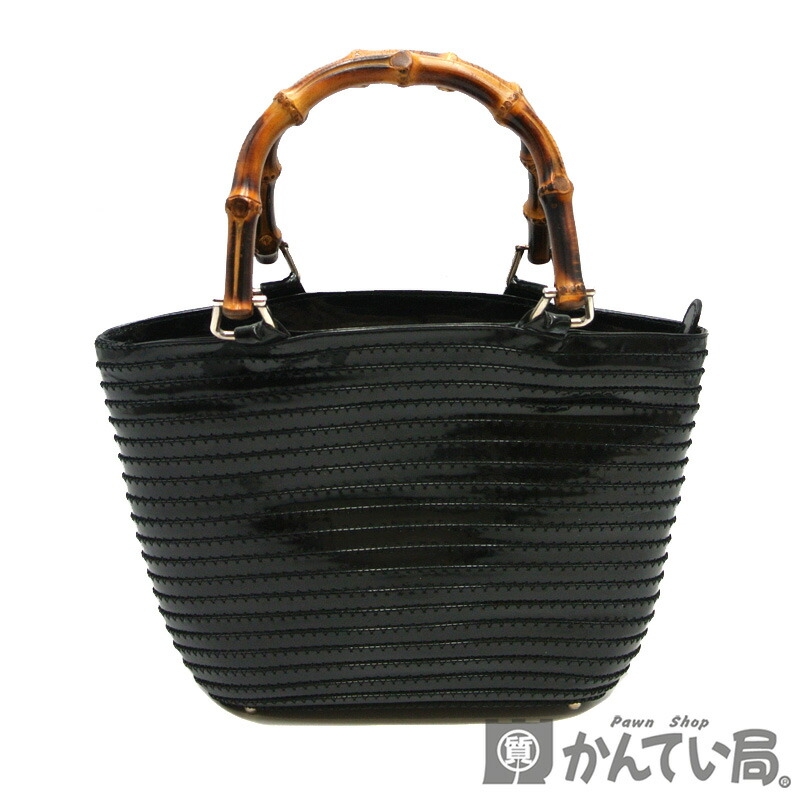 グッチ GUCCI バンブートートバッグ ハンドバッグ レザーブラック 楽天市場】【バッグ】GUCCI グッチ バンブー ハンドバッグ