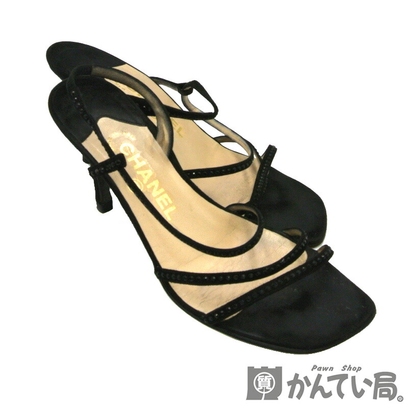 CHANEL シャネル サンダル ヒール CHANEL(シャネル) / サンダル/ブラック/ピンヒール// | 中古品の