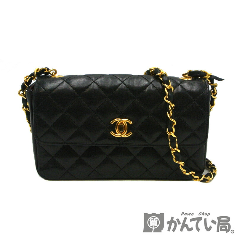 値下！CHANEL ココマーク マトラッセ ラムスキン チェーンショルダーバッグ CHANEL/シャネル ココマーク ラムスキン マトラッセ チェーン