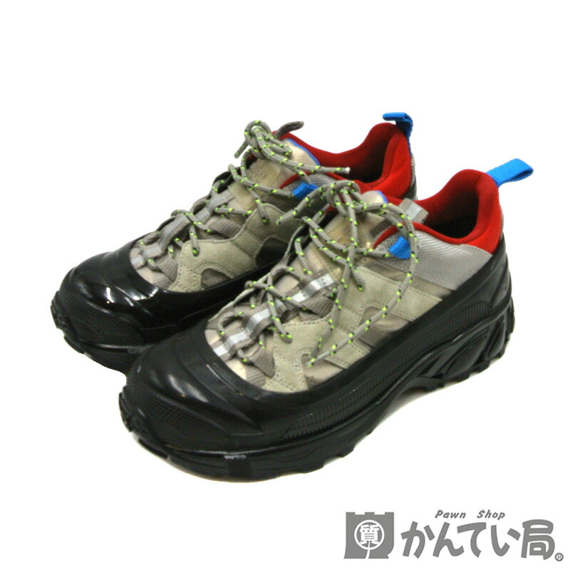 BURBERRY【バーバリー】LOW TOP SNEAKER スニーカー レザー スエード 表記サイズ：36 約23cm 靴 レディース【中古】USED-B