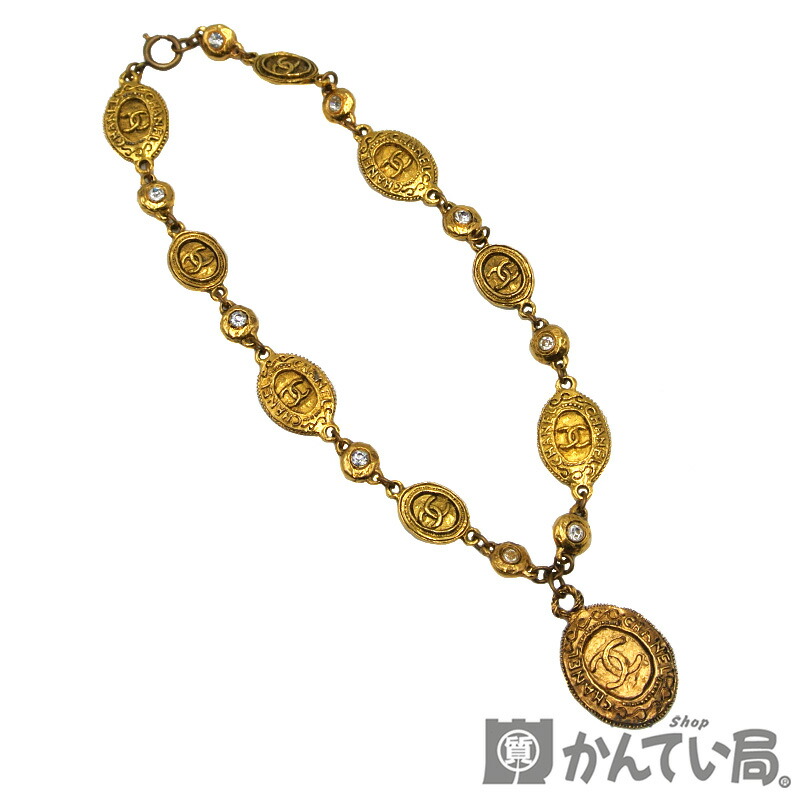 楽天市場】【CHANEL】シャネル シルバーボール ネックレス ペンダント