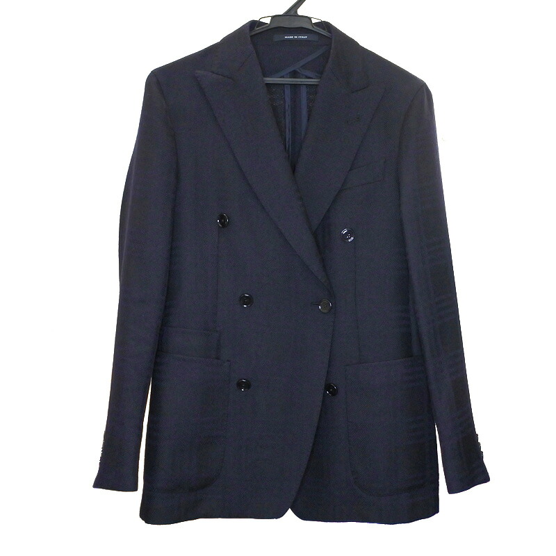 TAGLIATORE【タリアトーレ】テーラードジャケット ネイビー系 ウール サイズ：44 メンズ 1SGG20Z【中古】USED-A｜かんてい局名古屋西店