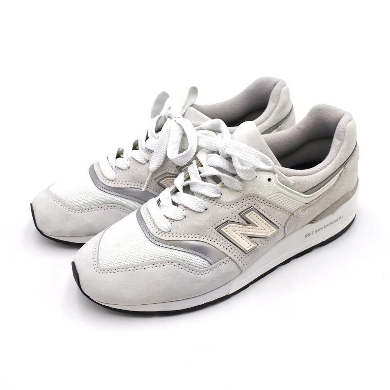 new balance【ニュー平衡にする】M997LBG MADE IN U.S.A Dワイズ スニーカー 薄墨色系 26.5糎 靴 メンズ【中古】USED-B