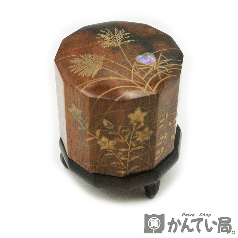 楽天市場】【中古】千家十職 中村宗哲工房作 亀甲香合 喜寿記念