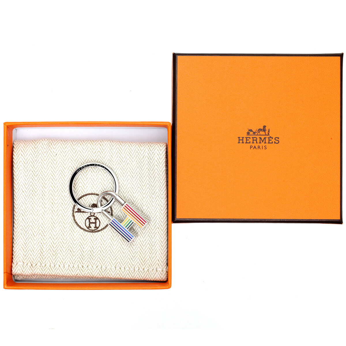 ☆希少☆HERMES カデナ テラ（地球）キーホルダー 楽天市場】HERMES 【新品仕上げ済】エルメス カデナ テラ 地球
