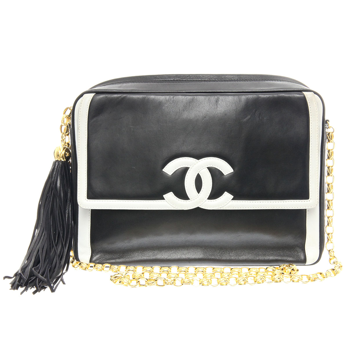 シャネル ココマーク フリンジ付ショルダーバッグ  【中古】【全国貨物輸送無料】CHANEL バイ色合い ビジューチェーン タッセル 070523CAXK-17316 レディースバッグ-バッグ-バッグ・小物・ブランド雑貨