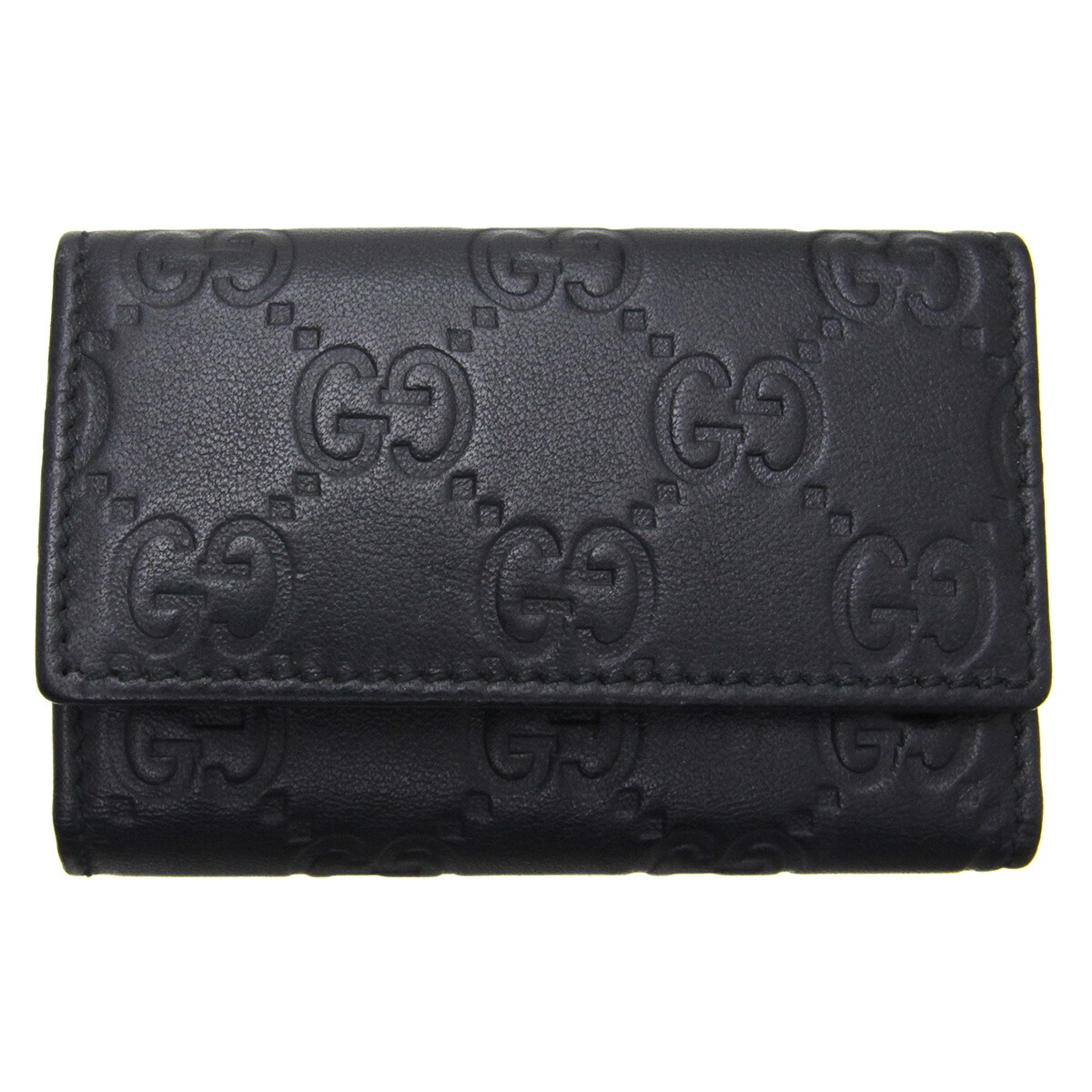 GUCCI グッチ マイクログッチ レザー キーケース 6連 鍵 ブラック GG 楽天市場】GUCCI グッチ グッチシマ GG柄 6連キーケース レザー