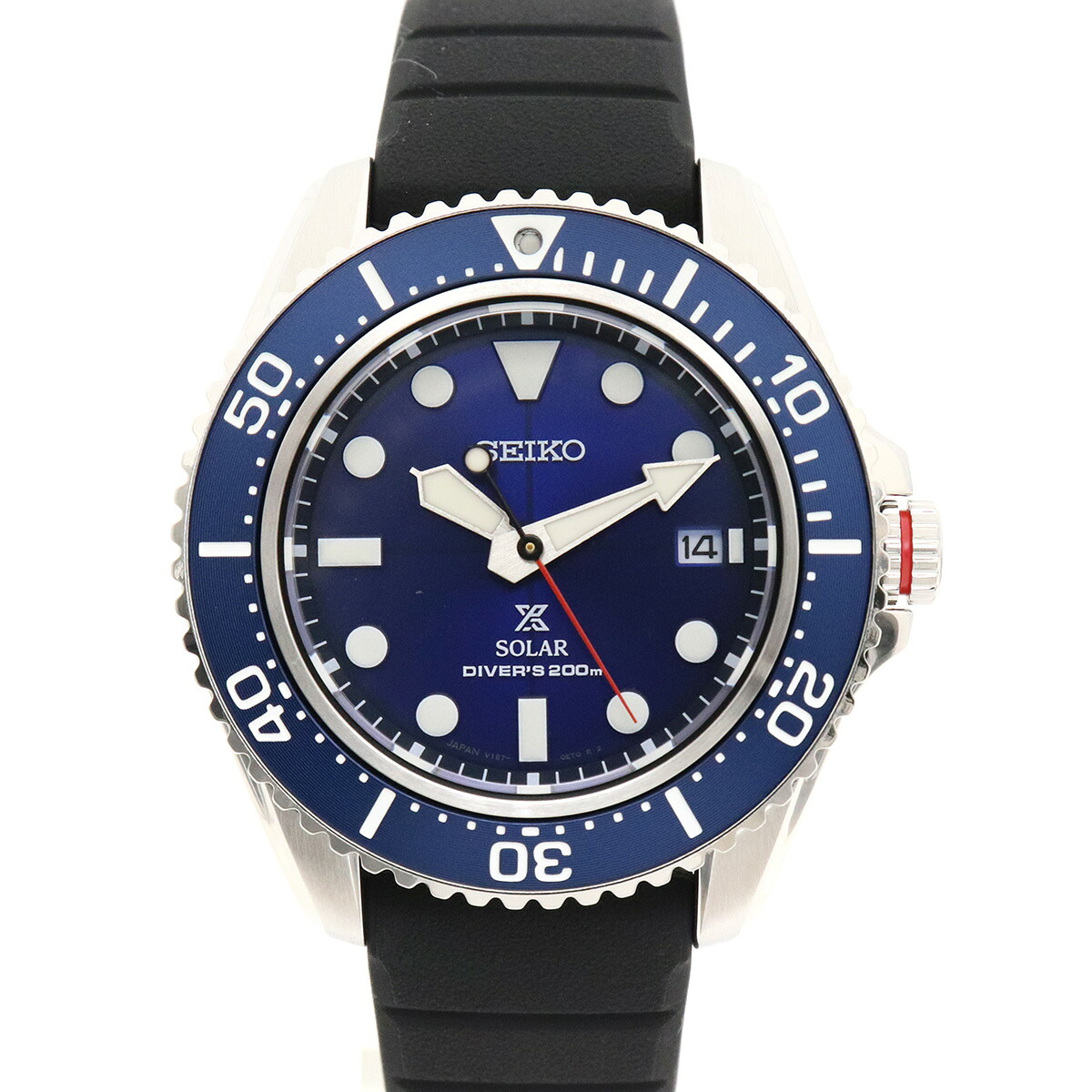 セイコー プロスペックス ダイバースキューバ SBDJ055 / V157-0DP0 シリコン/SS 【中古】【送料無料】 メンズ SEIKO 080707AAXMiSNY-18496|リサイクルショップなんでも鑑定局