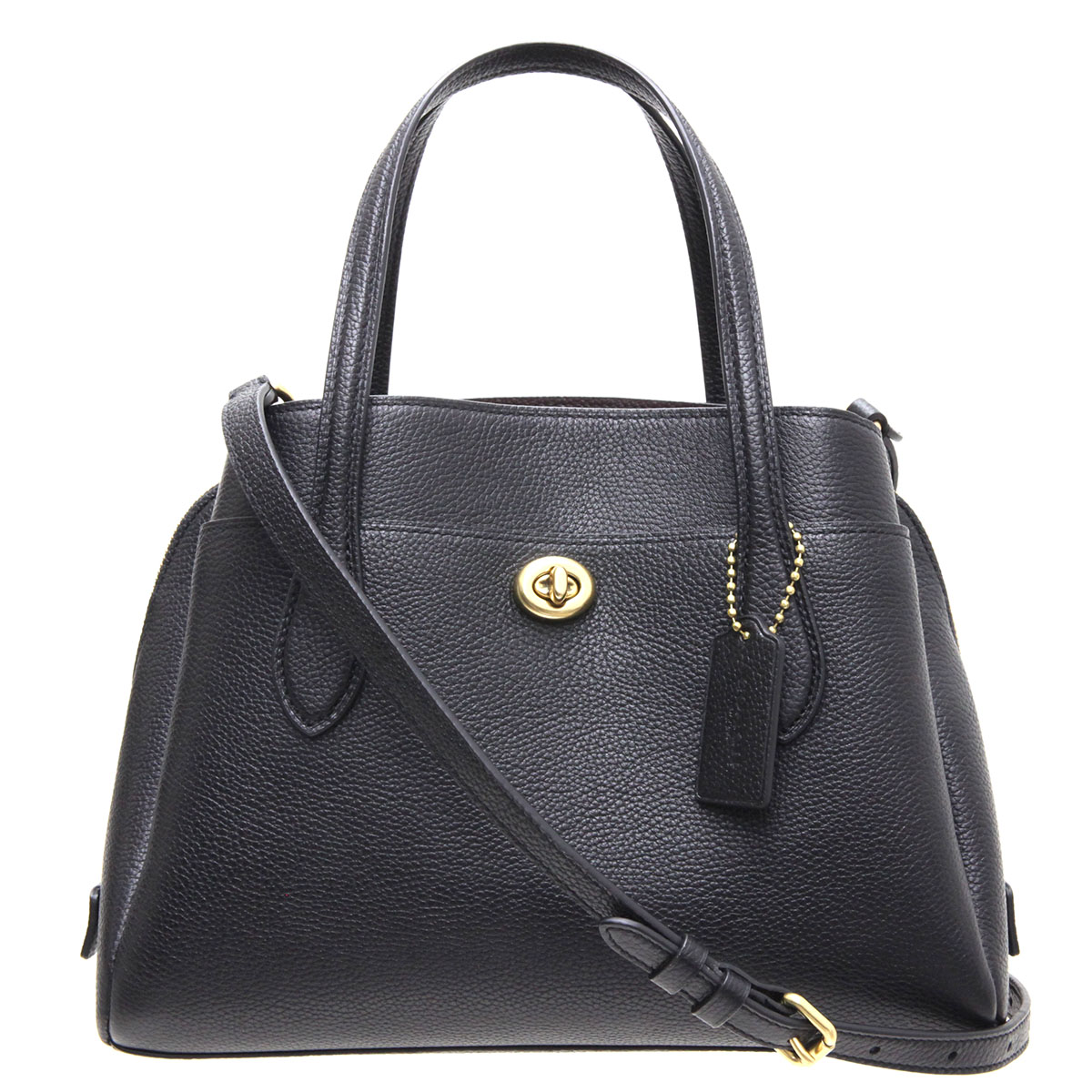 美品　COACH　コーチ カーター キャリーオール 2Wayトートバッグ COACH カーター キャリーオール グレーブルー CH805 2way レザー