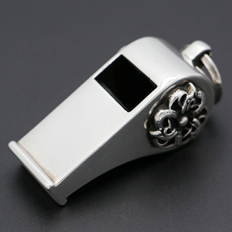 クロムハーツ 【CHROMEHEARTS】【ラージ】 呼び子/ケルティック/シャンデリヤいの一番/笛/78.4g 【中古】13788