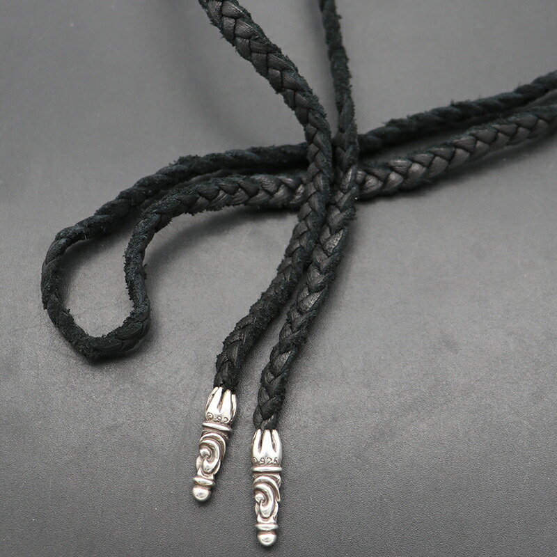 楽天市場】レザーブレイド ネックレス ボローチップ スクロール