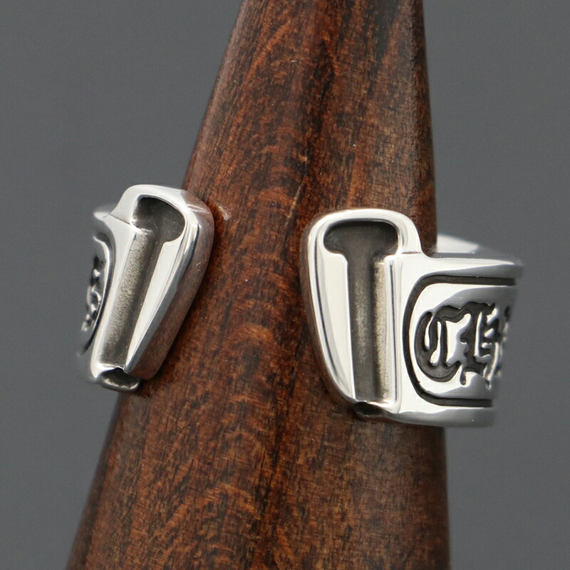 楽天市場】クロムハーツ【CHROMEHEARTS】アルファベットブロックリング