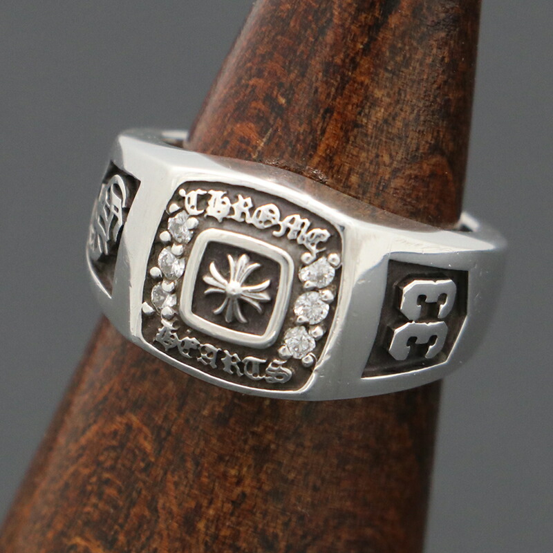 【楽天市場】クロムハーツ【CHROMEHEARTS】【保証書付】【ダイヤモンド】【スモール】RING CHAMPION SML/チャンピオン ...