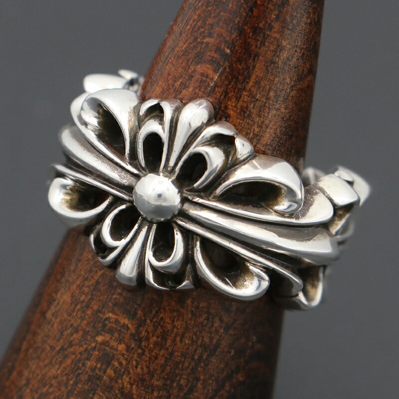 クロムハーツ / 22K ケイト ハドソン スクエア サークル リング US7 クロムハーツ / 22K ケイト ハドソン スクエア サークル リング US7