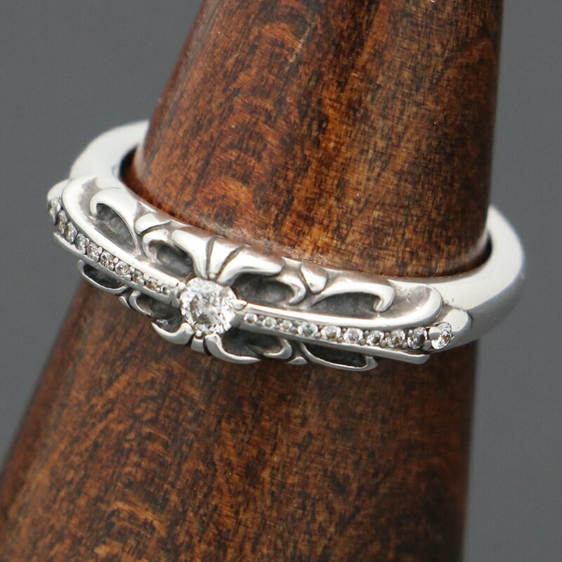 楽天市場】クロムハーツ【CHROMEHEARTS】フローラルクロスリング/19号