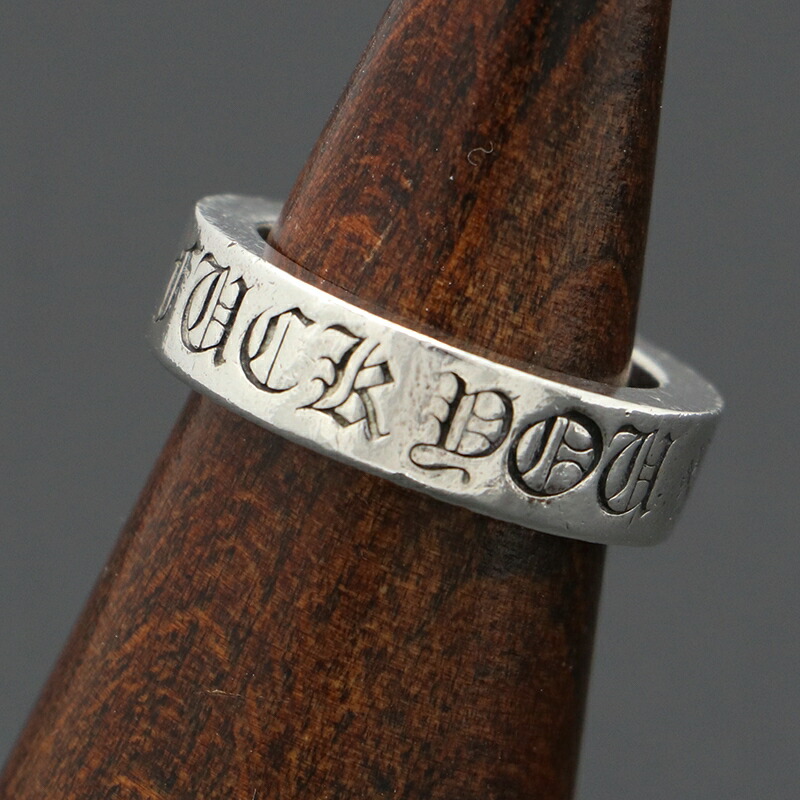 クロムハーツ　18kwgスペーサー リング　ファックユー　3mm 10号 CHROME HEARTS クロムハーツ 3mm Spacer FUCK YOU ファックユー
