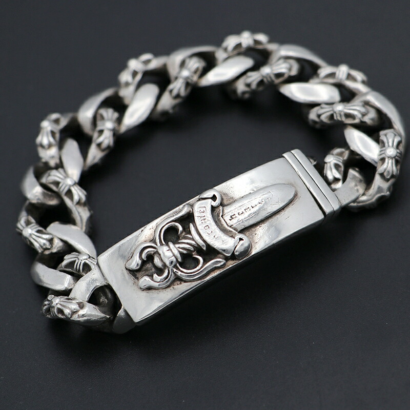 楽天市場】CHROME HEARTS DAGGER ID FANCY LINK BRACELET L13