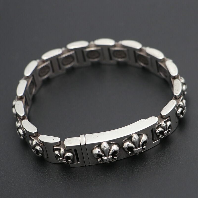 クロムハーツ【CHROMEHEARTS】 目玉 繋がり 腕輪 /  I  LINK  / BS太陽面爆発 Ｉ 繋がり 腕輪/100.1ｇ【中古】14826