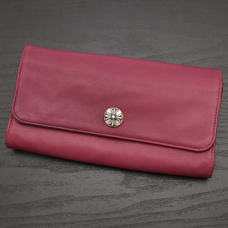 クロムハーツJUDY赤 クロムハーツ 財布（Chrome Hearts）ジュディ レッド メタリック