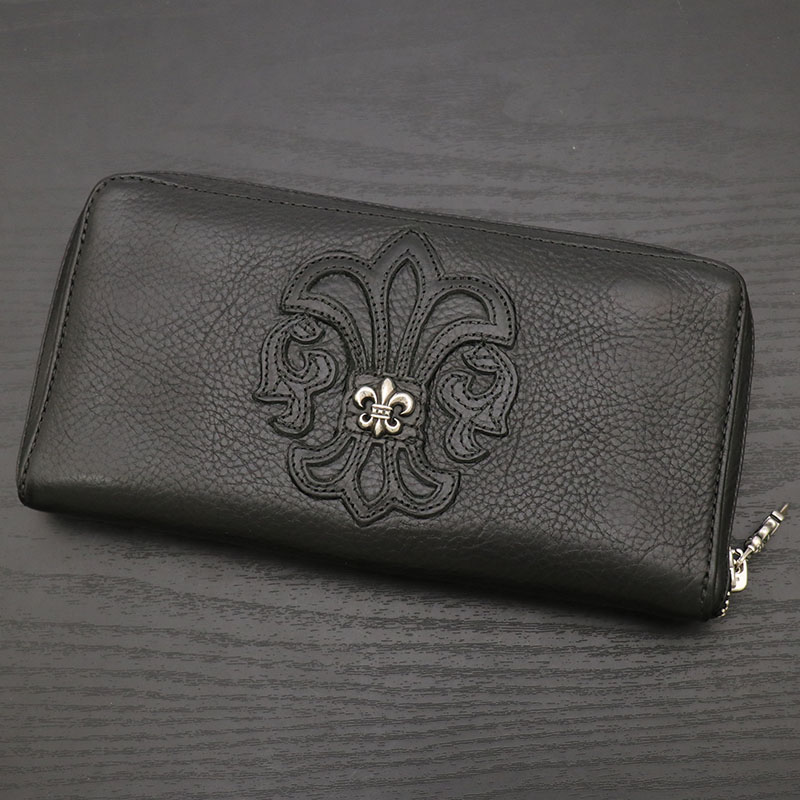 クロムハーツ【CHROMEHEARTS】REC/BSフレア/レックウォレット/ラウンドファスナー財布/ヘビーレザー【中古】141054|ブランド鑑定団
