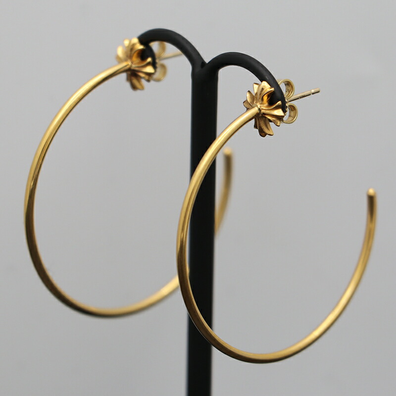 楽天市場】クロムハーツ【CHROMEHEARTS】【22K】TNY HOOP SCRL