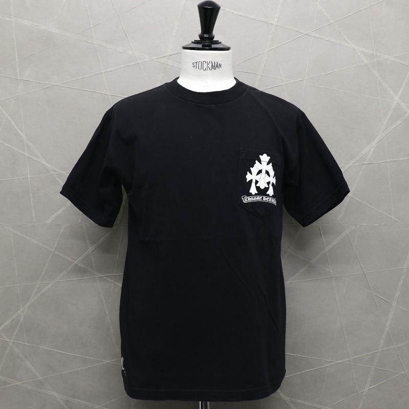 クロムハーツ　Tシャツ クロムハーツTシャツフォティウイングクレセントムーンブラック
