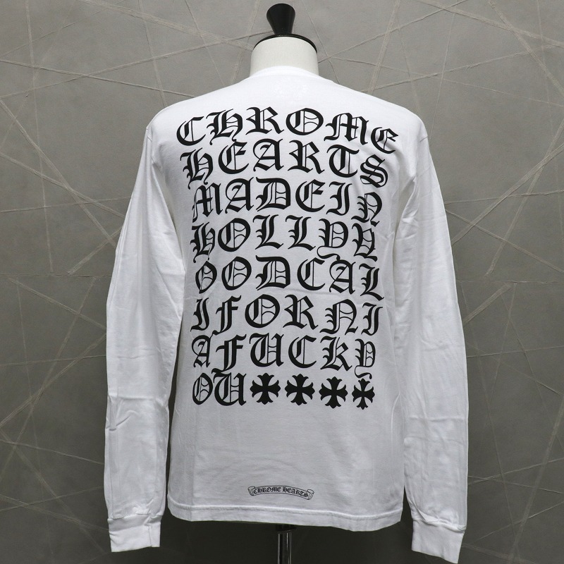 CHROMEHEARTS クロムハーツ　バックダガープリントロンT 楽天市場】クロムハーツ【CHROMEHEARTS】ダガープリント