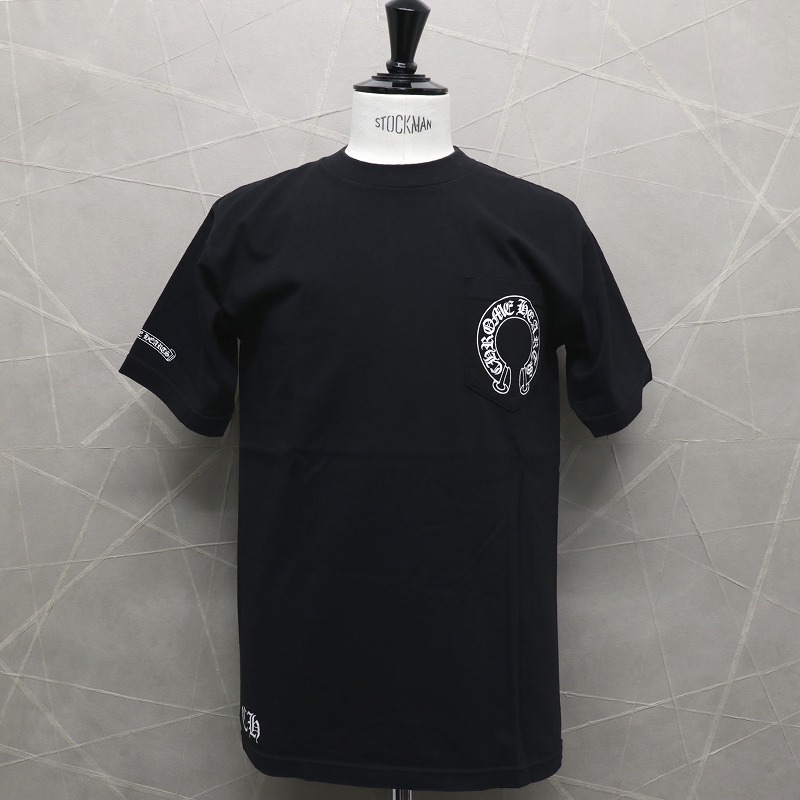 希少♪CH◆ マイアミ限定 ホースシューロゴ ブラックＴシャツ クロムハーツTシャツオレンジセメタリークロスブラック|クロム