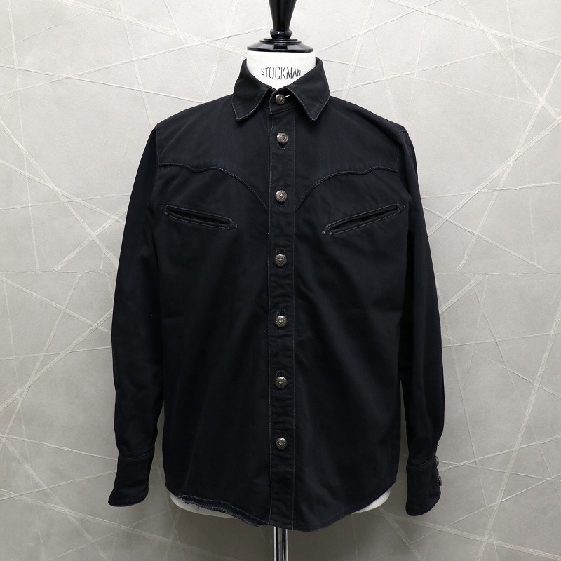 楽天市場】クロムハーツ【CHROMEHEARTS】ブラックデニムシャツ