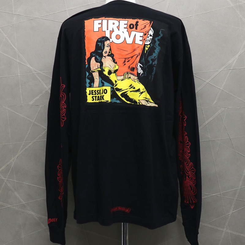 楽天市場】CHROME HEARTS Orange Cemetery Cross LS Tee クロムハーツ