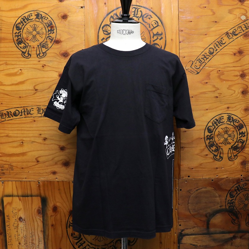 クロムハーツ【CHROMEHEARTS】【オールドモデル】Tバー/FOTI/フォティ/ポケットTシャツ/ブラック/Lサイズ【中古】132594｜ブランド鑑定団