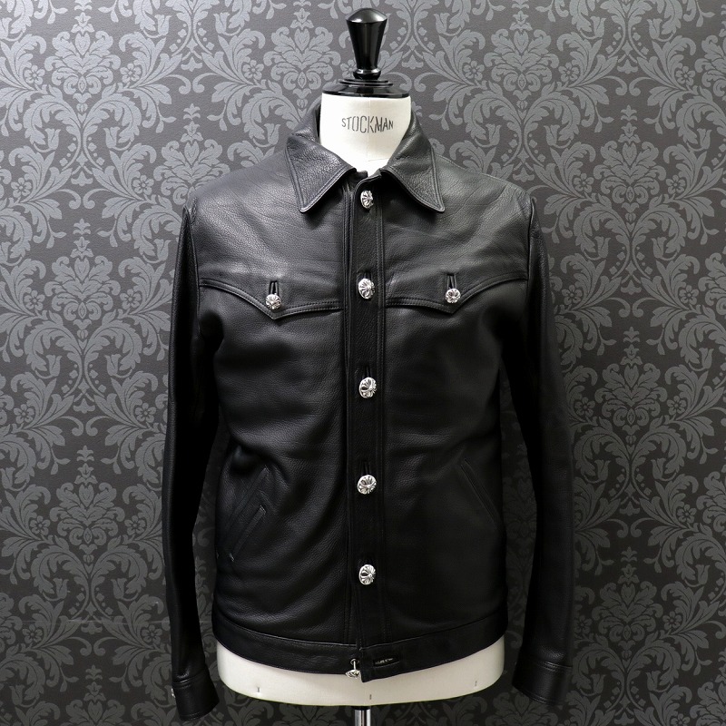 楽天市場】クロムハーツ【CHROMEHEARTS】レザージャケット/シングルライダース/ダガージップ/Mサイズ【中古】20-1256 : ブランド鑑定団