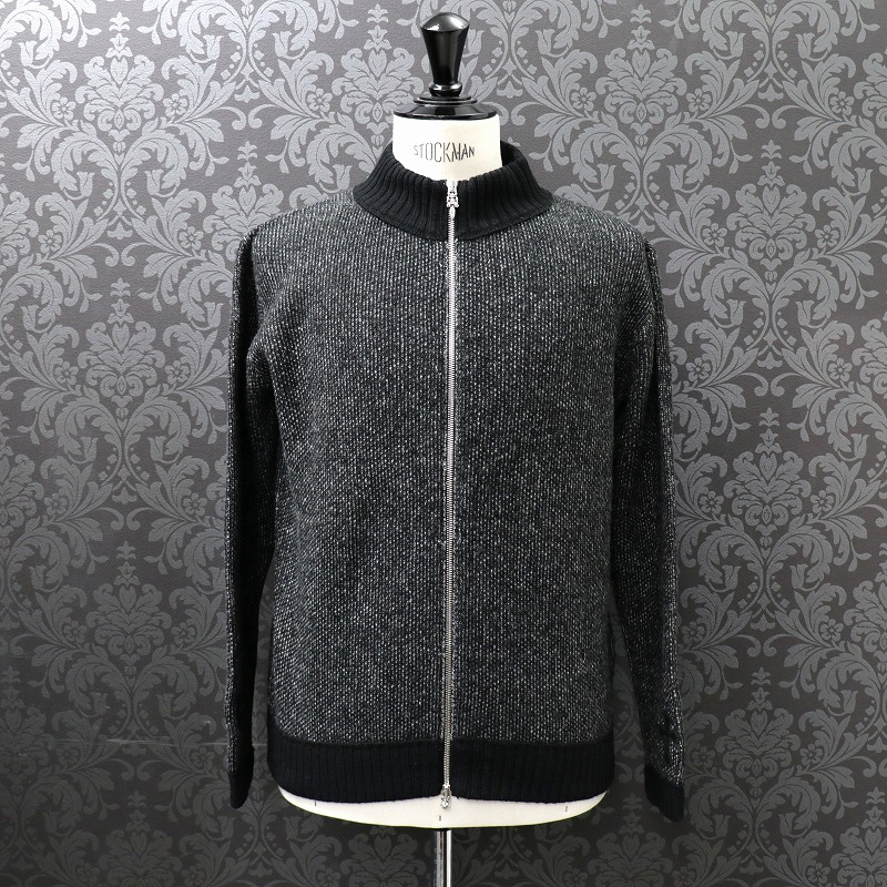 クロムハーツ【CHROMEHEARTS】【カシミール】ダブルジップニット/ジレー/編み物上衣/3セメタリークロスパッチ/2213-304-0910/S大きさ【中古】131457