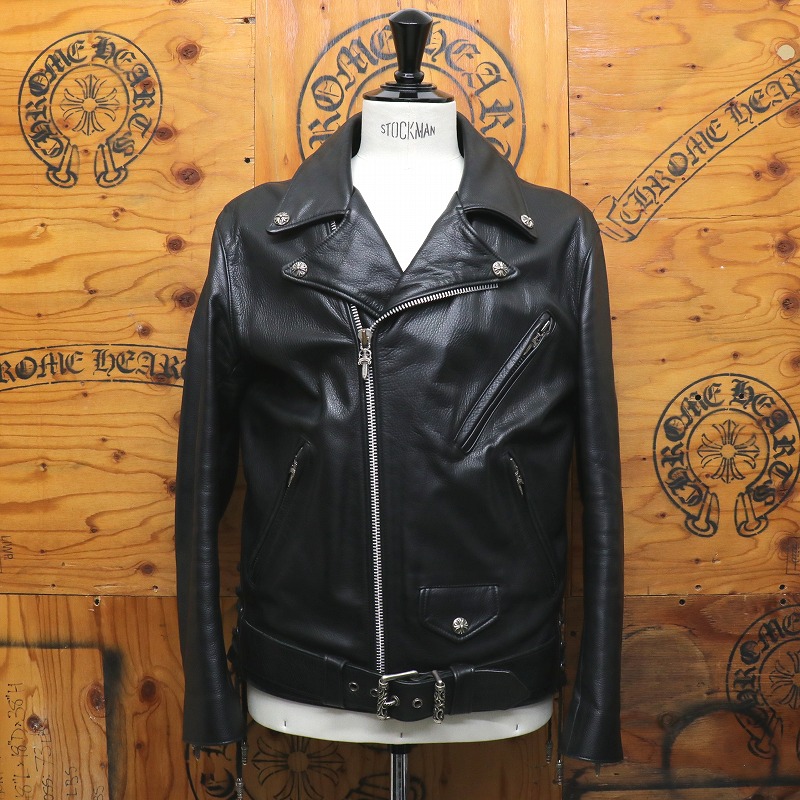 クロムハーツ【CHROMEHEARTS】JJディーン/JJ DEANライダースジャケット/XLサイズ【中古】142376｜ブランド鑑定団
