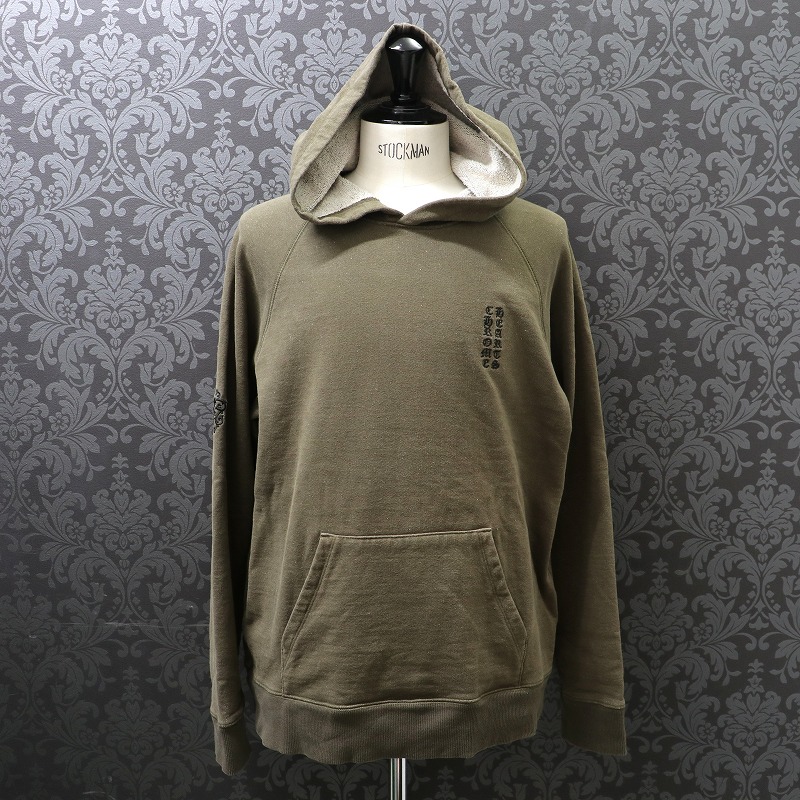 関税込 Chrome Hearts Stencil Hoodie パーカー CHROME HEARTS(クロムハーツ) STENCIL HOODIEプルオーバー