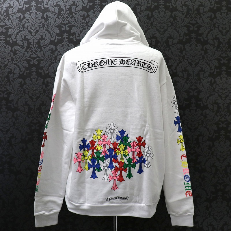 入手困難♪【CHROME HEARTS】トリプルクロス フーディー グレー chrome-hearts-triple-cross-