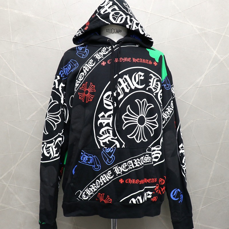【希少】CHROME HEARTS オンライン限定 STENCIL パーカー M 楽天市場】クロムハーツ【CHROMEHEARTS】【STENCIL HOODIE】総柄