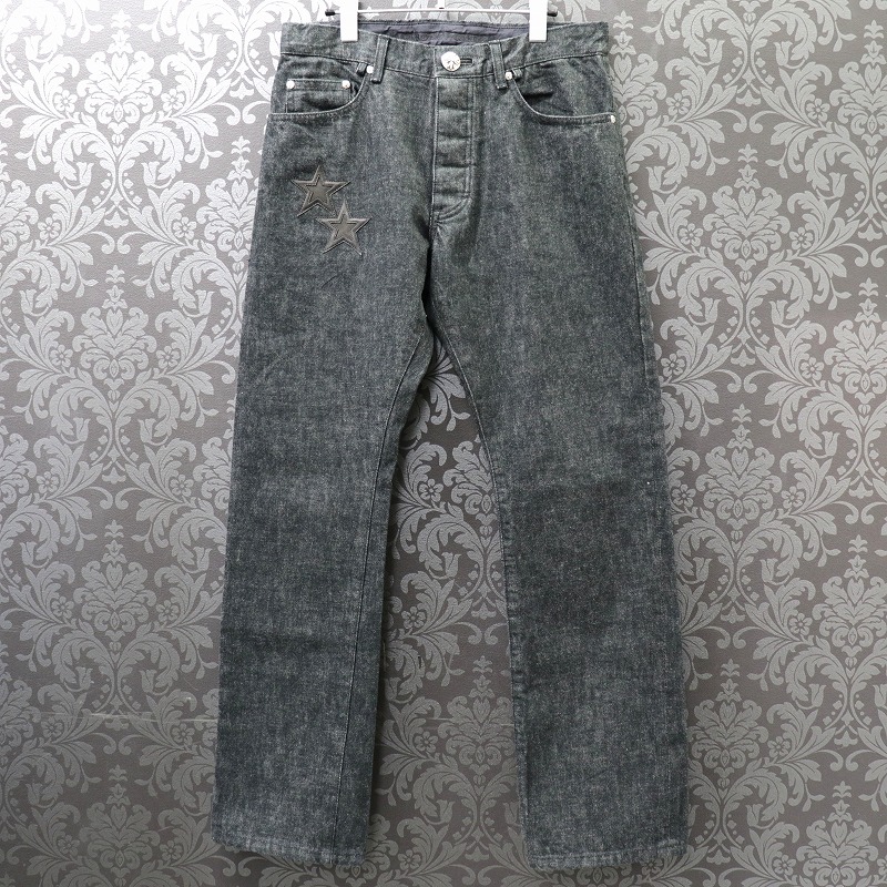 クロムハーツ　ブラックデニムパンツ　スキニー　32 中古・古着通販】CHROME HEARTS (クロムハーツ) ブラックデニム