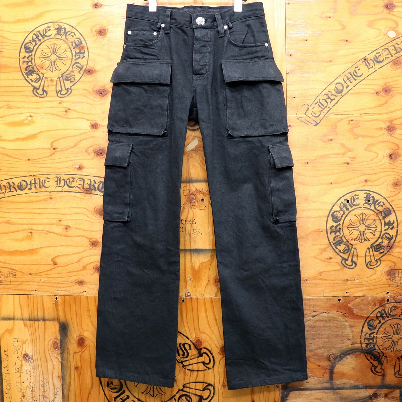 クロムハーツ【CHROMEHEARTS】ファティーグパンツ/カーゴパンツ/クロスボールボタン/30in【中古】141143