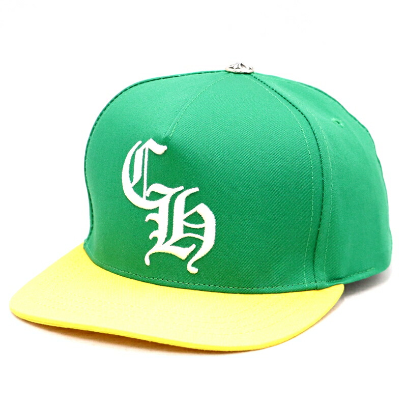 新品未使用❣️クロムハーツ CH刺繍　クロスパッチ ベースボールキャップ 帽子 クロムハーツ クロス パッチ ベースボール キャップ グリーン (CHROME