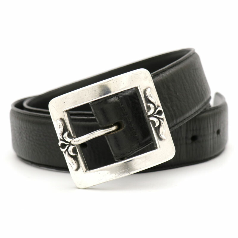 正規品クロムハーツ 3ピース OTJベルト幅1.5インチ 黒34 ワンオーナー CHROME HEARTS クロムハーツ Belt ベルト】3ピースセット