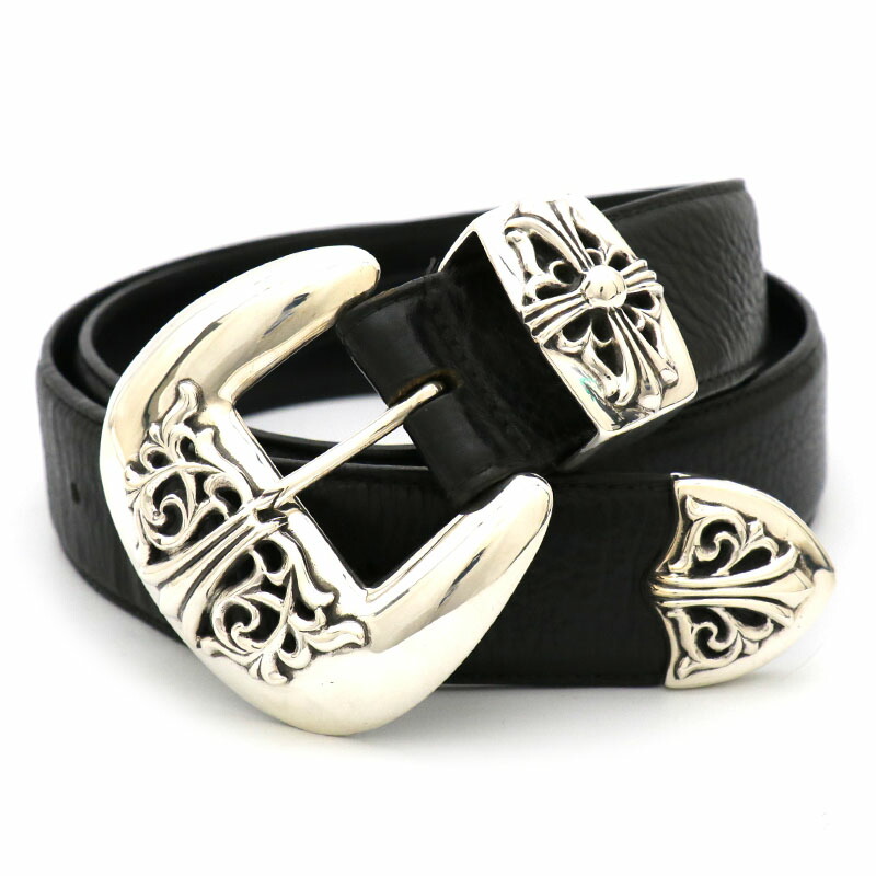 クロムハーツ【CHROMEHEARTS】クラシック/3ピースベルト/36インチ【中古】142163|ブランド鑑定団
