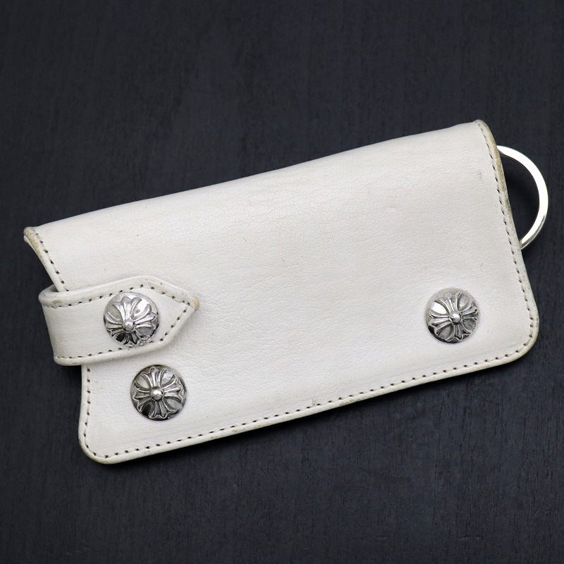 CHROME HEARTS クロコダイル　レザーキーケース シルバー CHROME HEARTS クロコダイル レザーキーケース シルバー クロム