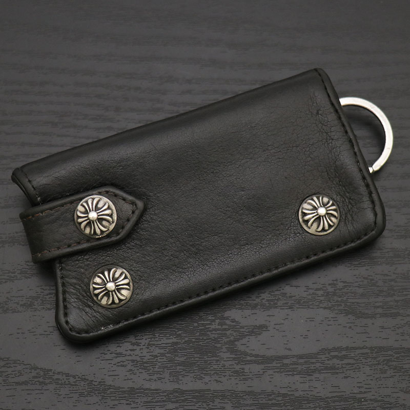 クロムハーツ【CHROMEHEARTS】レザーキーケース/差し交わすどんぶり鉢【中古】141422