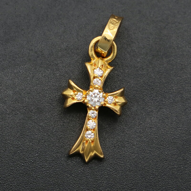 楽天市場】CHROME HEARTS 22K BABYFAT WITH PAVE DIAMOND CHARMクロム