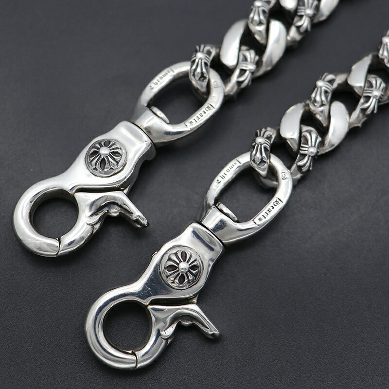 楽天市場】CHROME HEARTS LONG FANCY WALLET CHAIN W/ 2 CLIPS クロム